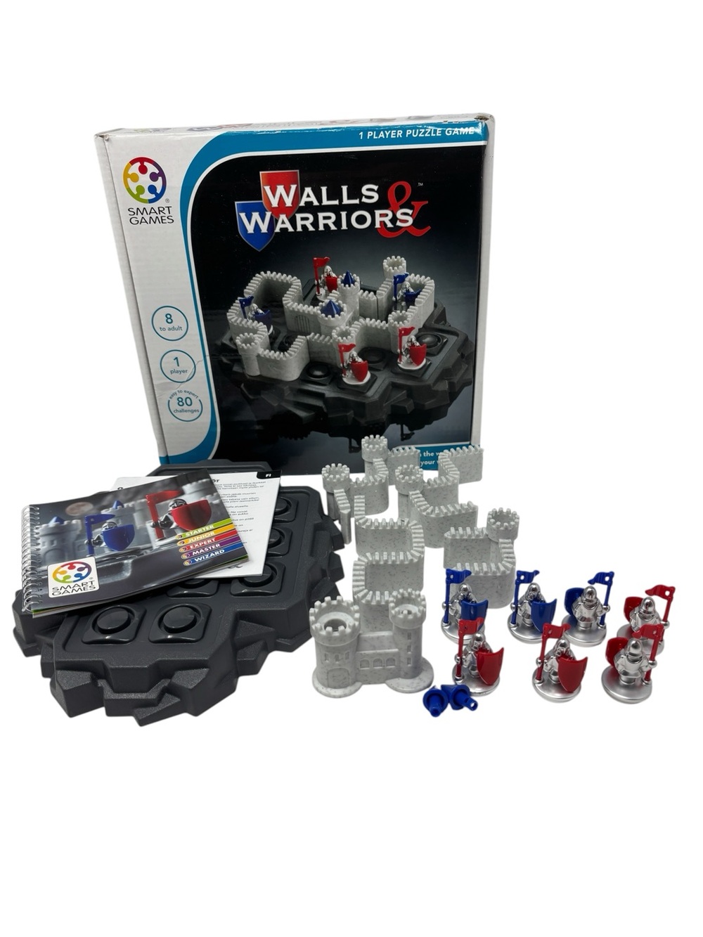 Smart Games Walls & Warriors 1 Player Logic Puzzle Game Ages 8 to Adult